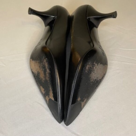 Via Spiga Black Pumps, Mid Heel, 7M, Italian Leather, Excellent Used Condition - Picture 6 of 7
